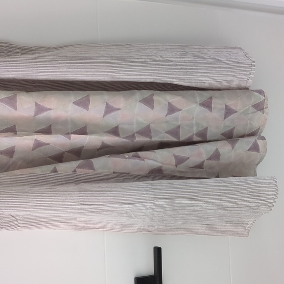 The Borboleta boutique beachy lightweight Midi Geometric print Dress side pocket - Picture 3 of 8